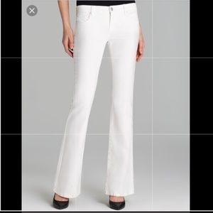 blank NYC white flare jeans